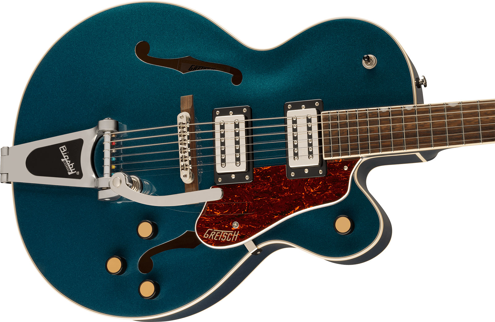 Gretsch G2420t Streamliner Hollow Body Bigsby 2h Trem Lau - Midnight Sapphire - Hollow-body electric guitar - Variation 2