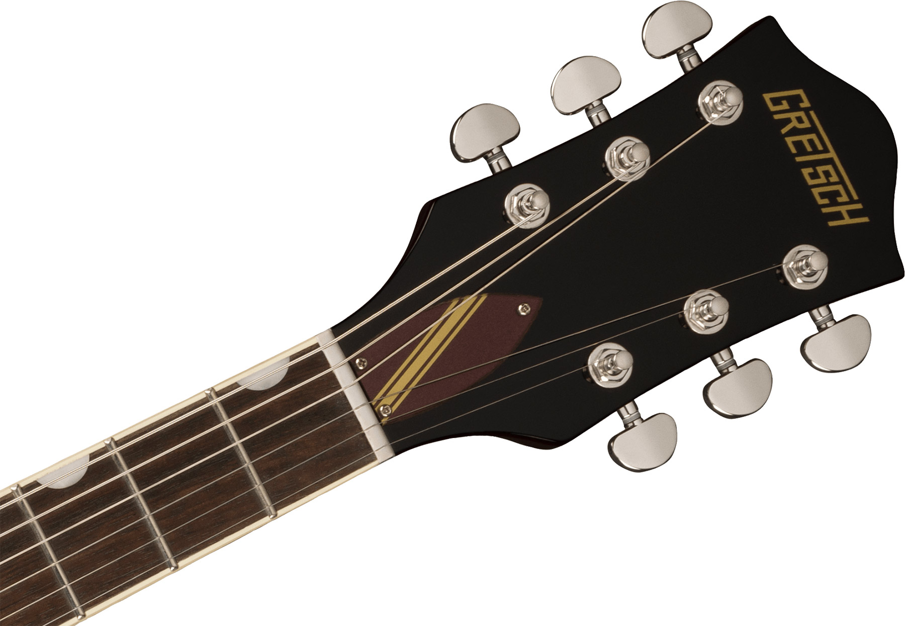 Gretsch G2604t Streamliner Rally Ii Center Block Dc Bigsby 2h Trem Lau - 2-tone Oxblood/walnut Stain - Semi-hollow electric guitar - Variation 2