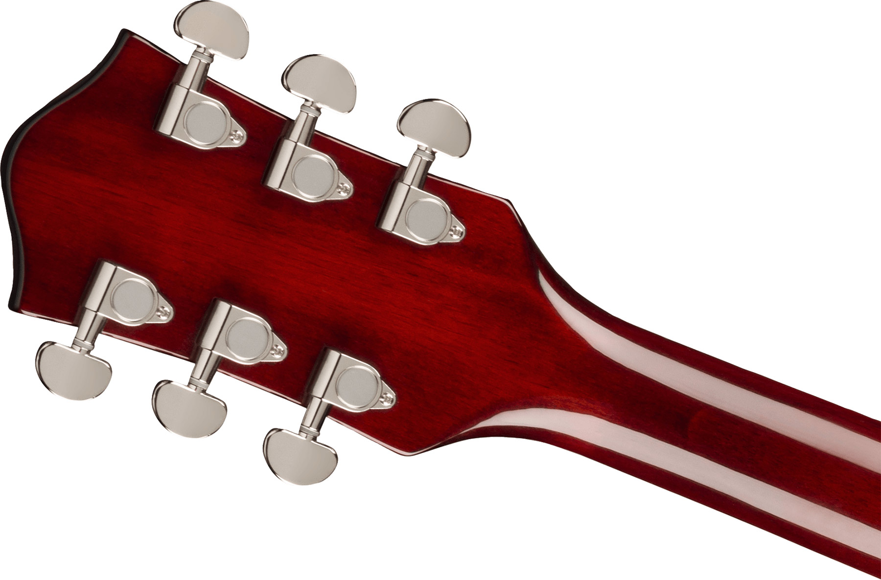 Gretsch G2604t Streamliner Rally Ii Center Block Dc Bigsby 2h Trem Lau - 2-tone Oxblood/walnut Stain - Semi-hollow electric guitar - Variation 3