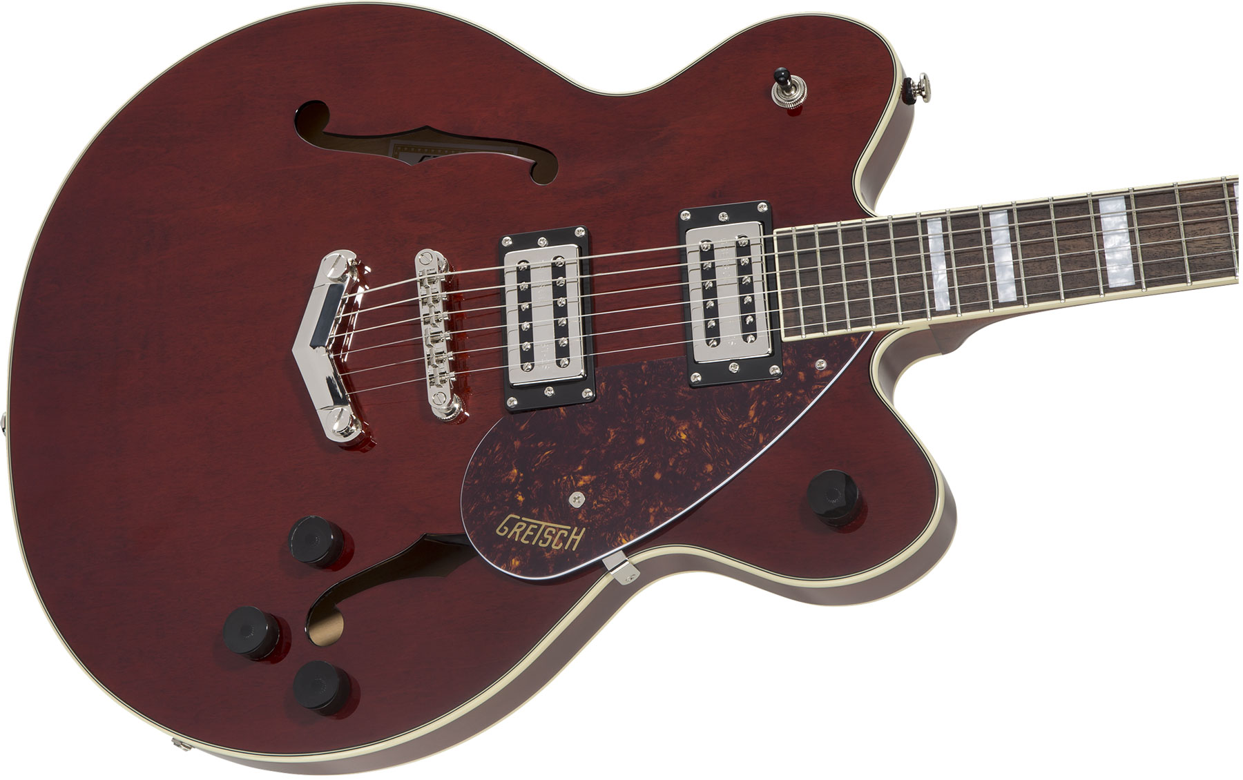 Gretsch G2622 Streamliner Center Block V-stoptail Hh Ht Lau - Walnut Stain - Semi-hollow electric guitar - Variation 2