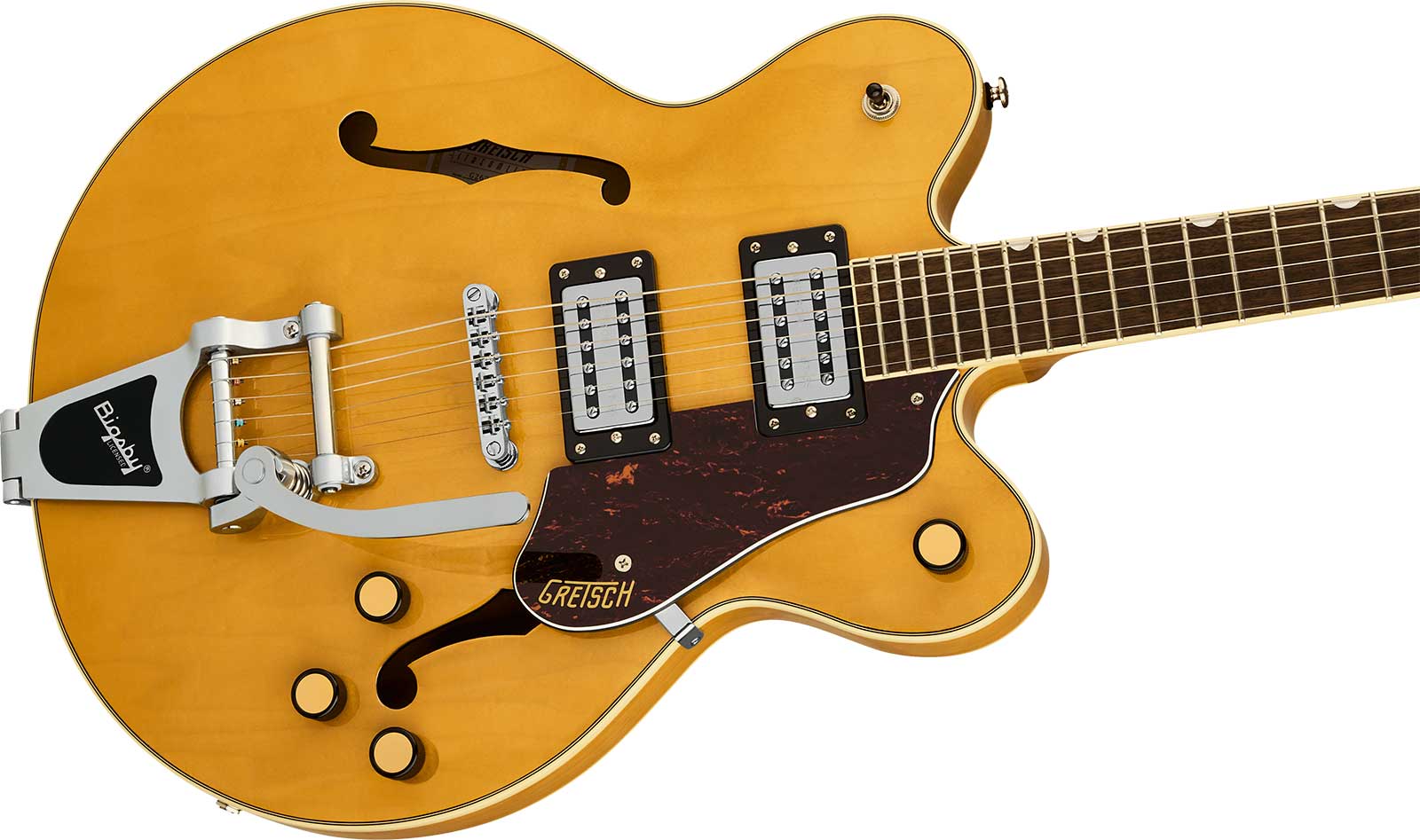 Gretsch G2622t Center Block Dc Bigsby Streamliner 2h Trem Lau - Village Amber - Semi-hollow electric guitar - Variation 2