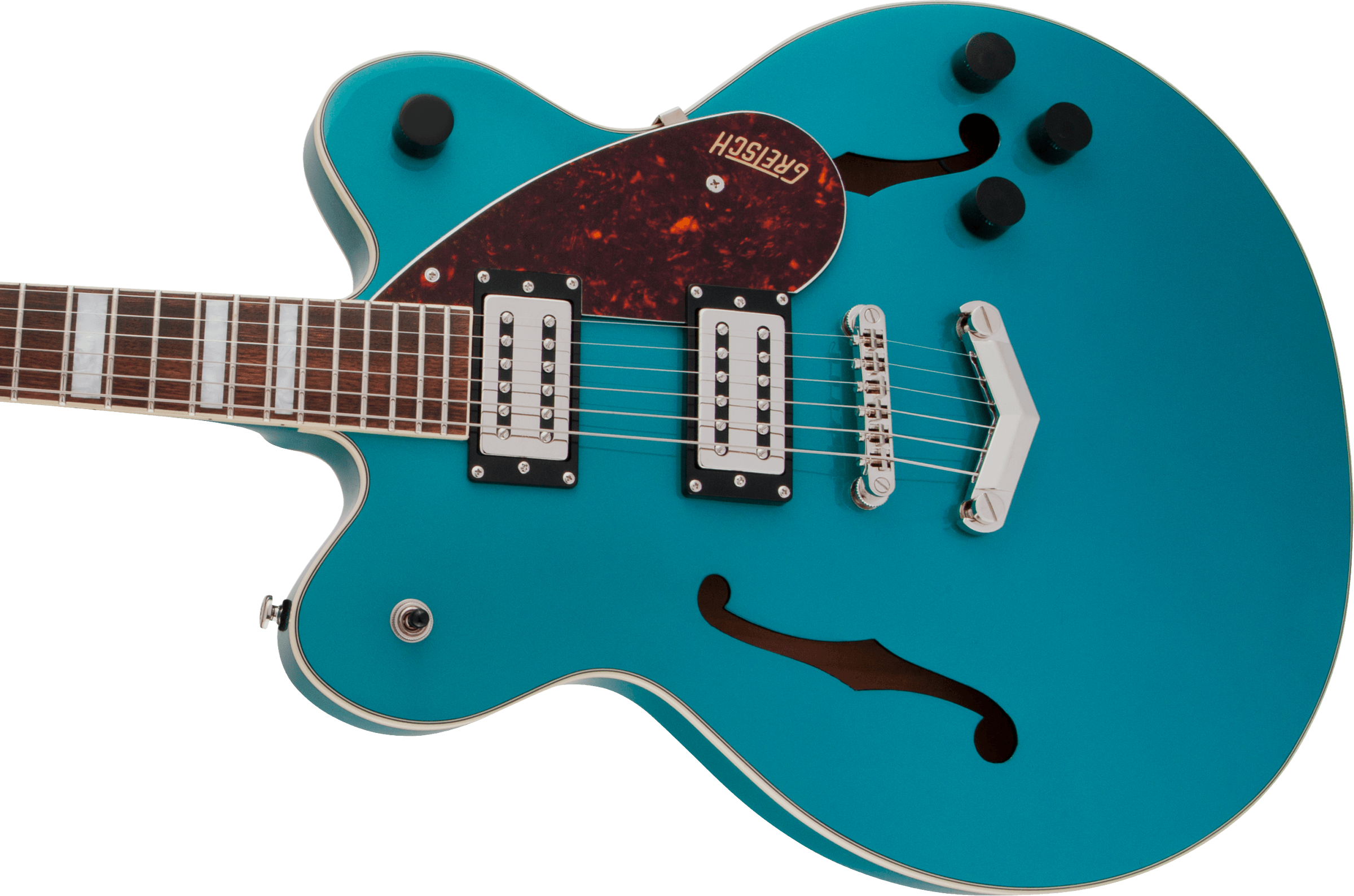 Gretsch G2622t Streamliner Center Block Jr Bigsby Hh Trem Lau - Ocean Turquoise - Semi-hollow electric guitar - Variation 3