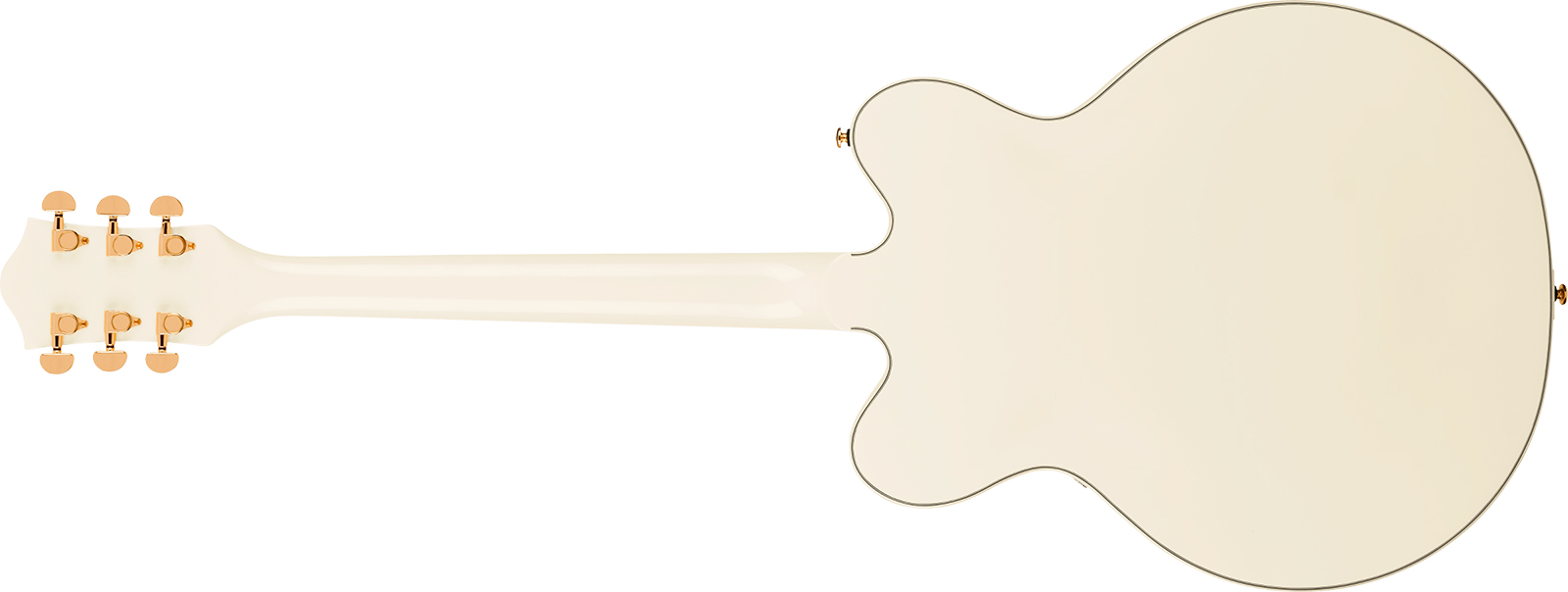 Gretsch G2622tg Bigsby Streamliner Center Block Dc Bigsby Ltd 2h Trem Lau - Vintage White - Semi-hollow electric guitar - Variation 1