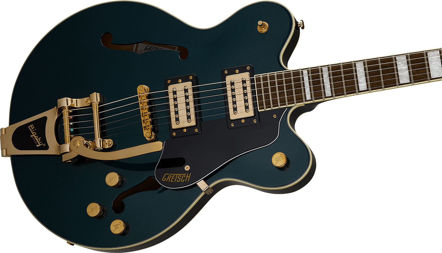 Gretsch G2622tg Bigsby Streamliner Center Block Dc Bigsby Ltd 2h Trem Lau - Midnight Sapphire - Semi-hollow electric guitar - Variation 2