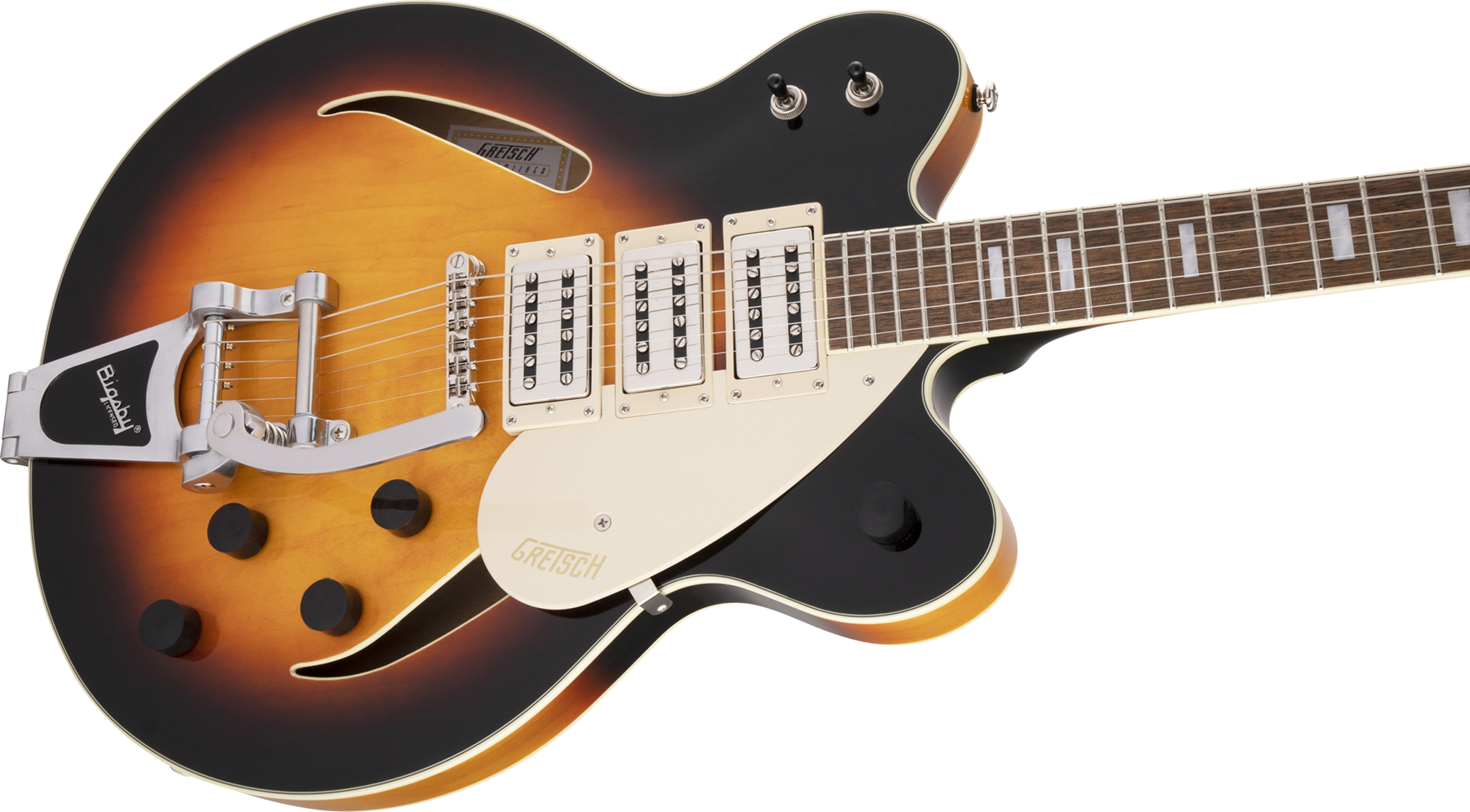 Gretsch G2627T 3PU Streamliner Center Block Bigsby FRS Ltd - sunburst