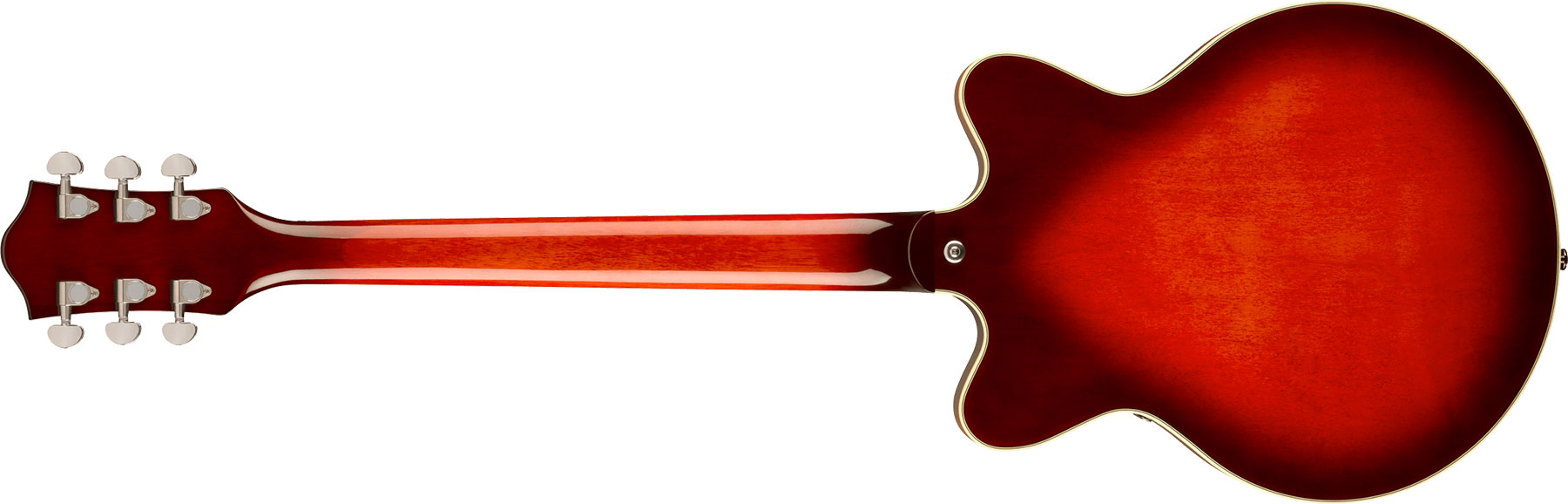 Gretsch G2655 Center Block Jr Dc V-stoptail Streamliner 2h Ht Lau - Claret Burst - Double cut electric guitar - Variation 1