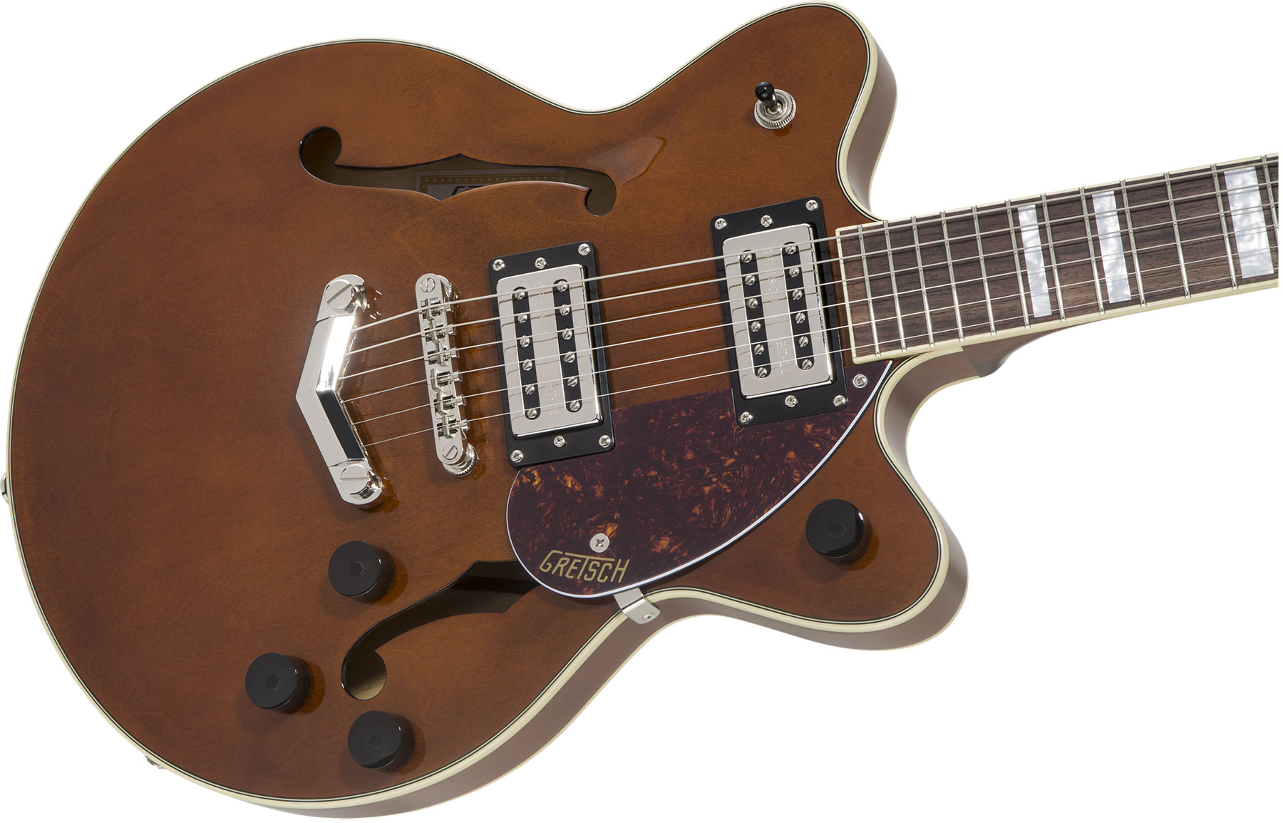 Gretsch G2655 Streamliner Center Block Jr Stoptail Hh Ht Lau - Single Barrel Stain - Semi-hollow electric guitar - Variation 1