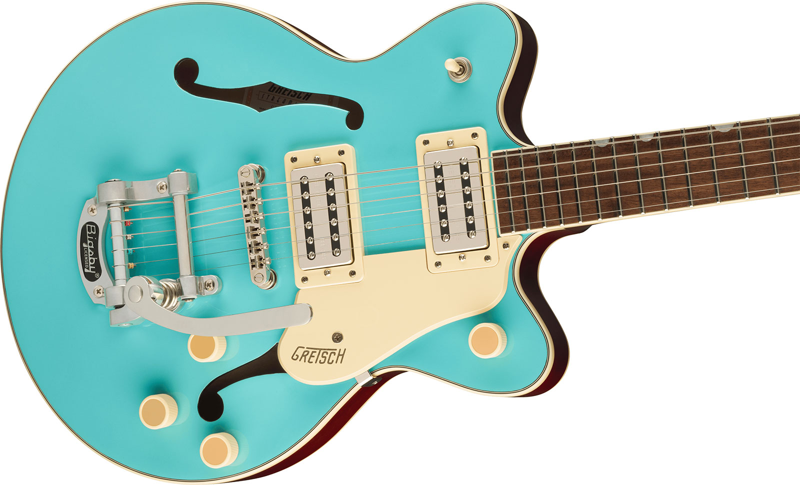 Gretsch G2655t Streamliner Center Block Jr Dc Bigsby 2h Trem Lau - Tropico - Double cut electric guitar - Variation 2