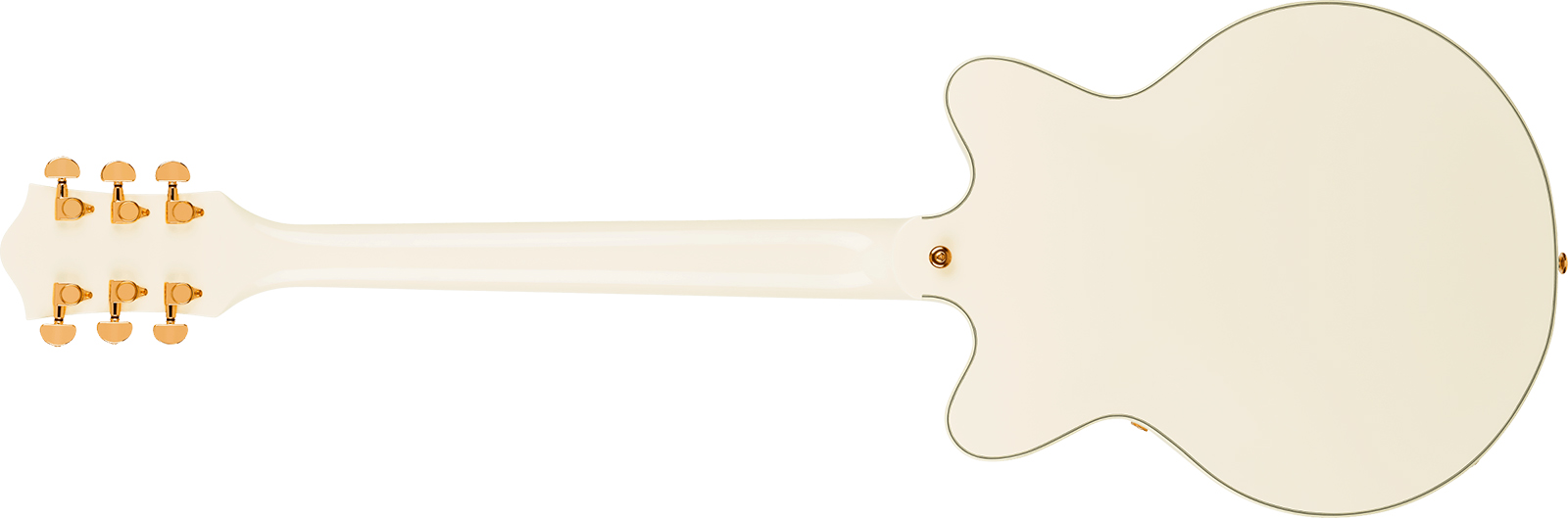 Gretsch G2655tg Center Block Jr Dc Bigsby Streamliner Ltd 2h Trem Lau - Vintage White - Semi-hollow electric guitar - Variation 1