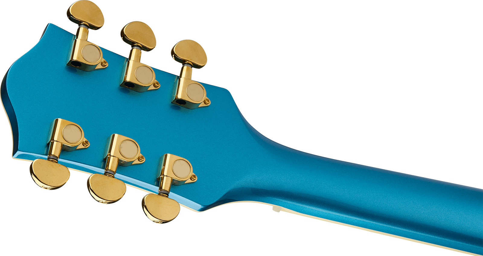 Gretsch G2655tg Center Block Jr Dc Bigsby Streamliner Ltd 2h Trem Lau - Riviera Blue - Semi-hollow electric guitar - Variation 3