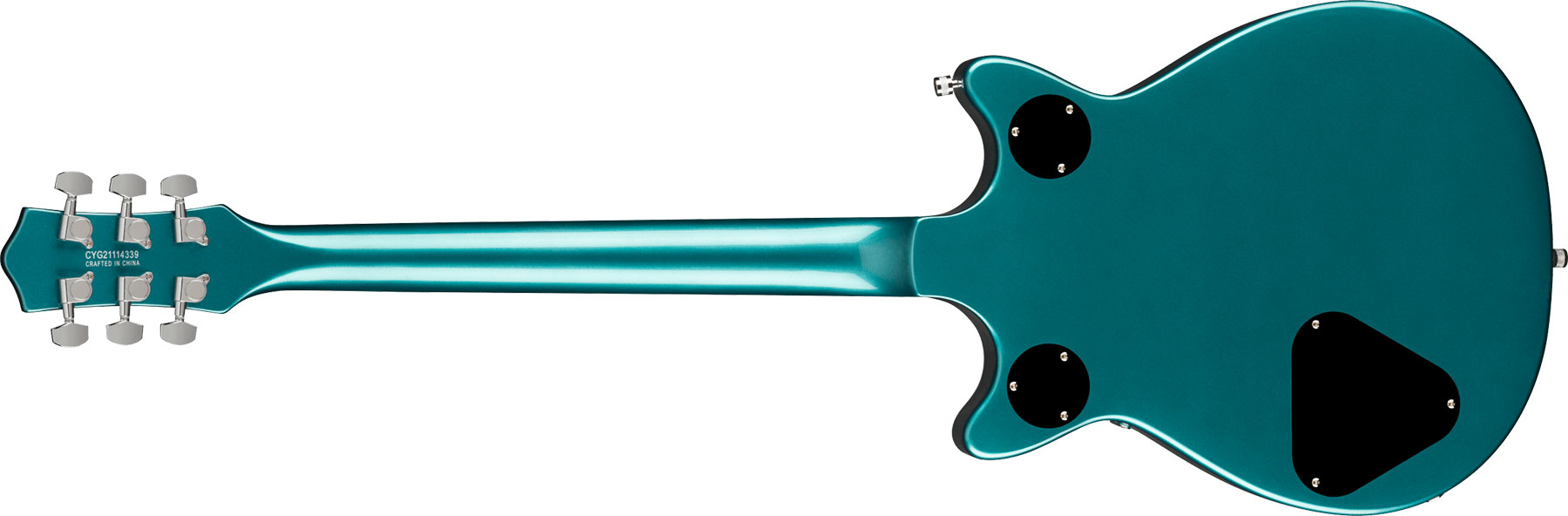 Gretsch G5222 Electromatic Double Jet Bt V-stoptail Hh Ht Lau - Ocean Turquoise - Double cut electric guitar - Variation 1