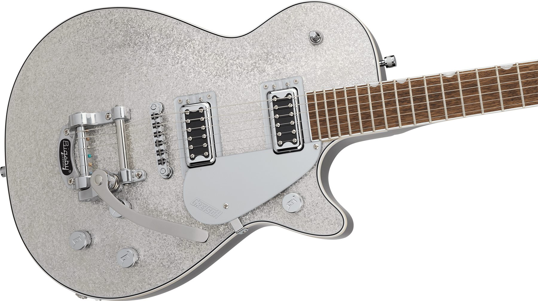 Gretsch G5230t Electromatic Jet Ft Sc Bigsby 2h Trem Lau - Silver Sparkle - Single cut electric guitar - Variation 2