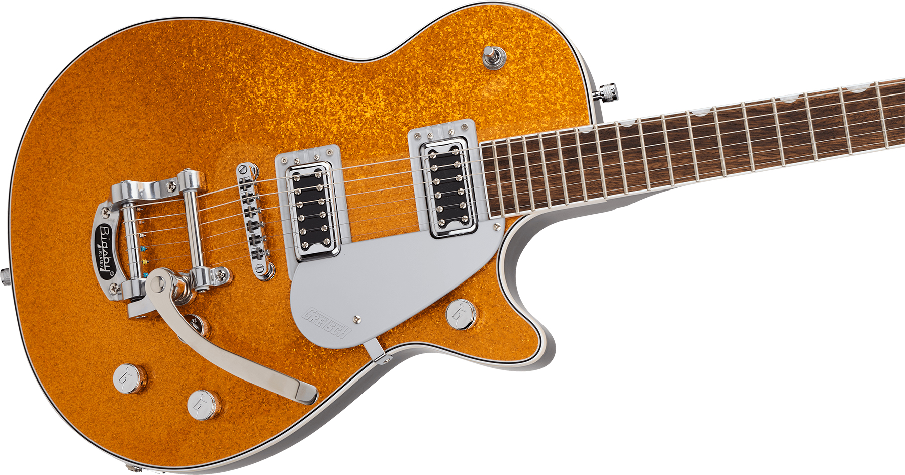 Gretsch G5230t Electromatic Jet Ft Sc Bigsby 2h Trem Lau - Gold Sparkle - Single cut electric guitar - Variation 2