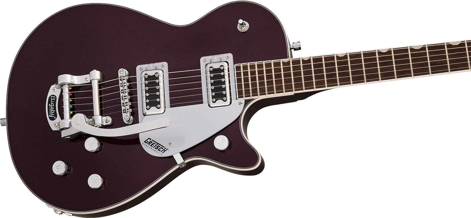 Gretsch G5230t Electromatic Jet Ft Sc Bigsby 2h Trem Lau - Dark Cherry Metallic - Single cut electric guitar - Variation 2