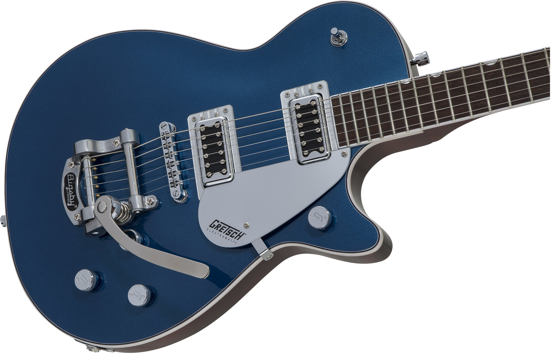 Gretsch G5230t Electromatic Jet Ft Single-cut Bigsby Hh Trem Wal - Aleutian Blue - Single cut electric guitar - Variation 2