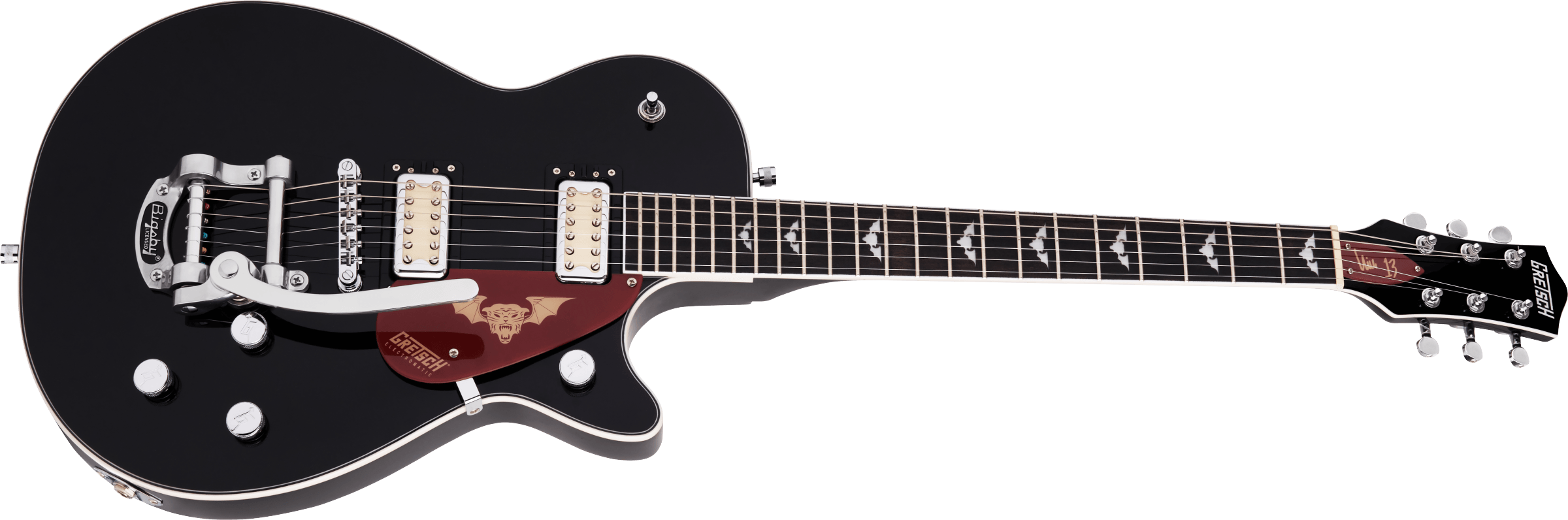 Gretsch G5230t Electromatic Jet Nick 13 Signature Bigsby Hh Trem Lau - Black - Single cut electric guitar - Variation 2