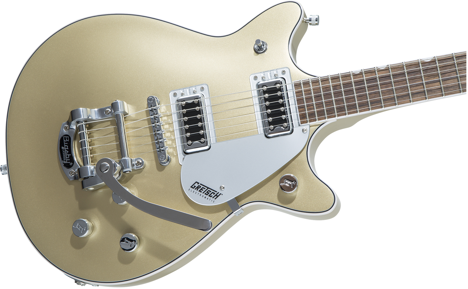 Gretsch G5232t Electromatic Double Jet Ft 2019 Hh Bigsby Lau - Casino Gold - Double cut electric guitar - Variation 2