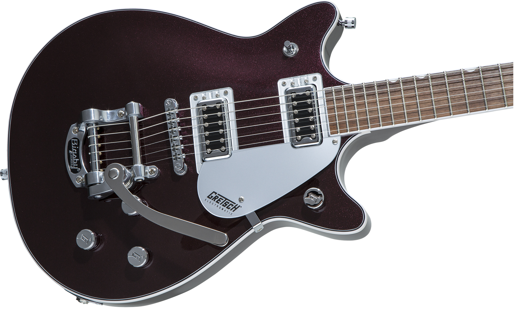 Gretsch G5232t Electromatic Double Jet Ft 2019 Hh Bigsby Lau - Dark Cherry Metallic - Double cut electric guitar - Variation 2