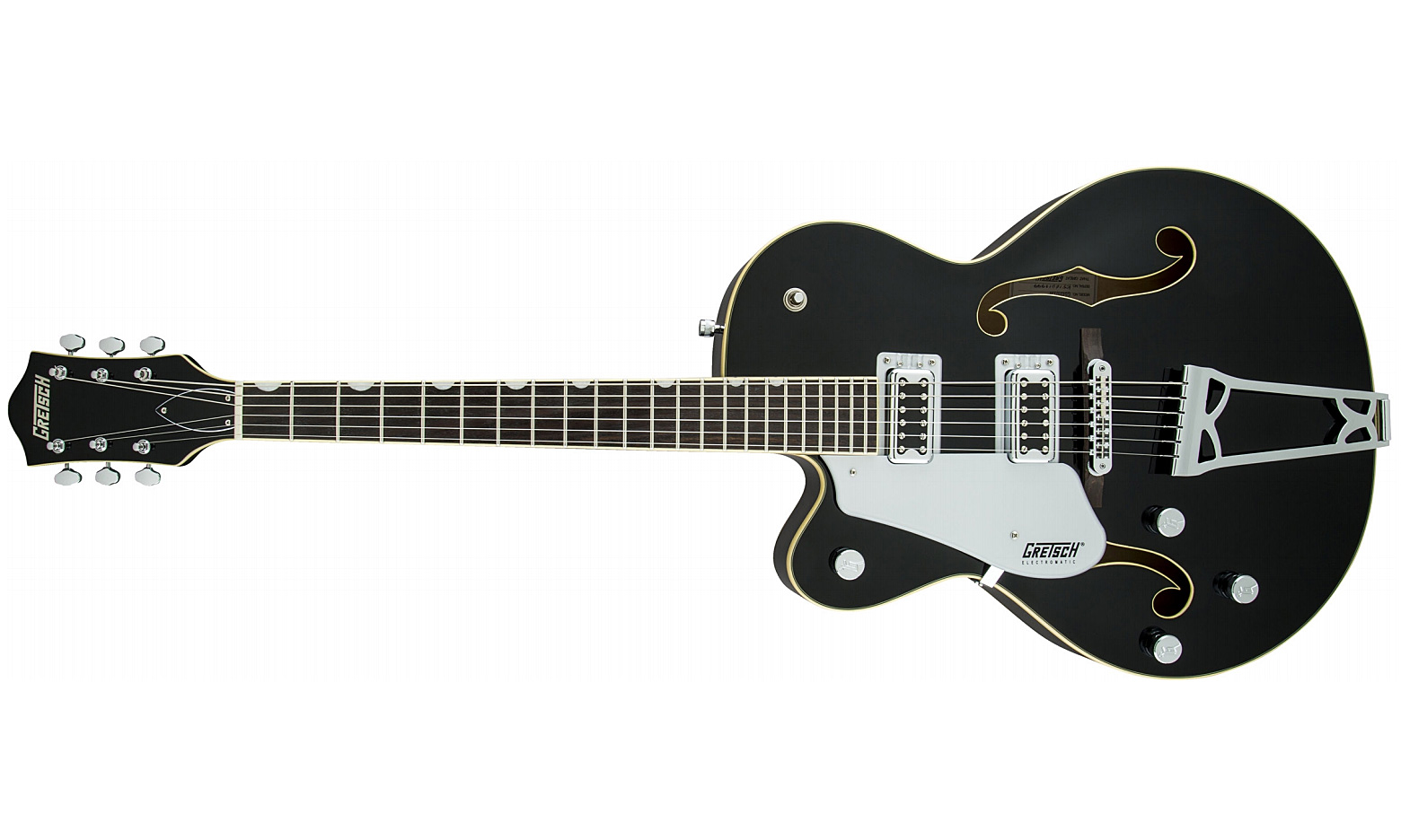 Gretsch G5420lh Electromatic Hollow Body Gaucher 2016 - Black - Left-handed electric guitar - Variation 1