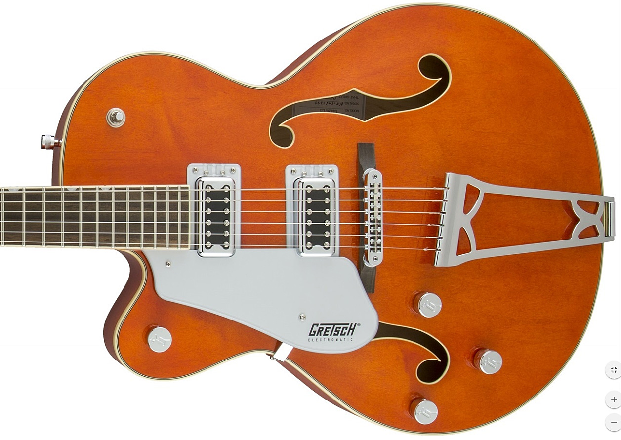 Gretsch G5420lh Electromatic Hollow Body Gaucher 2016 - Orange Stain - Left-handed electric guitar - Variation 2