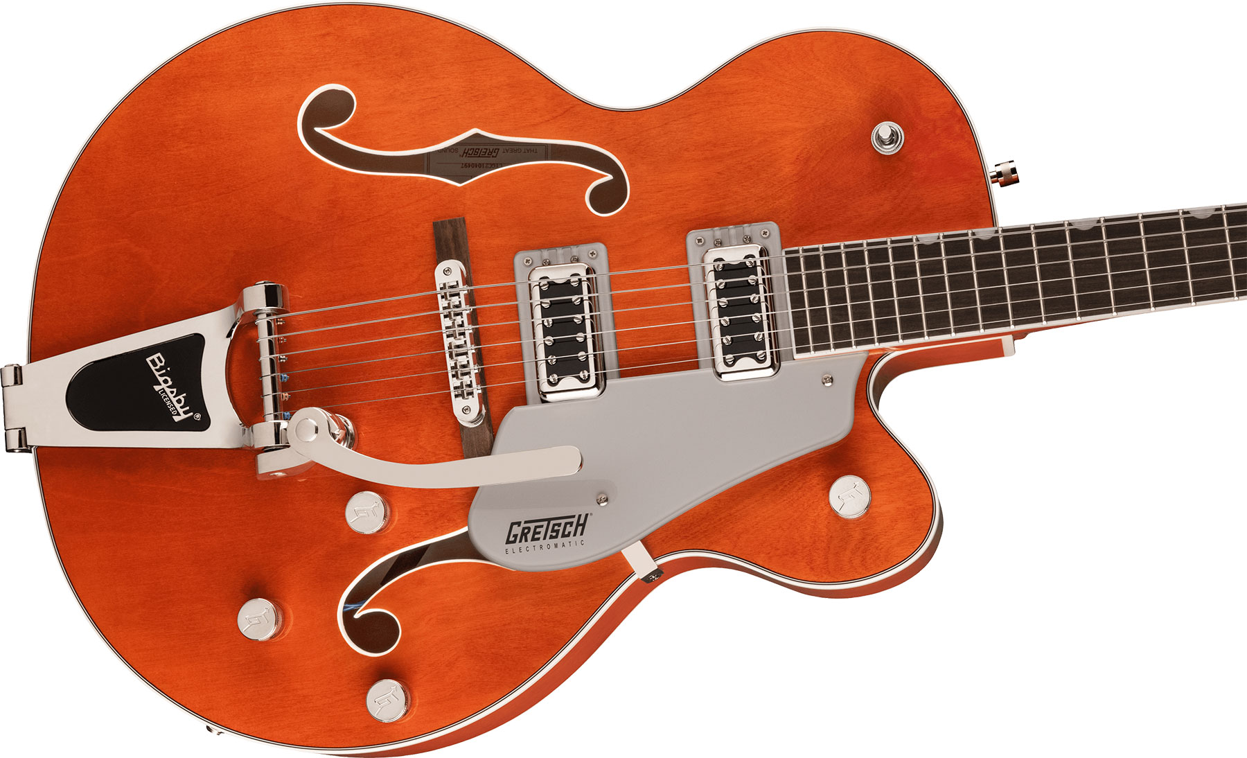 Gretsch G5420t Classic Electromatic Hollow Body Hh Trem Bigsby Lau - Orange Stain - Semi-hollow electric guitar - Variation 2