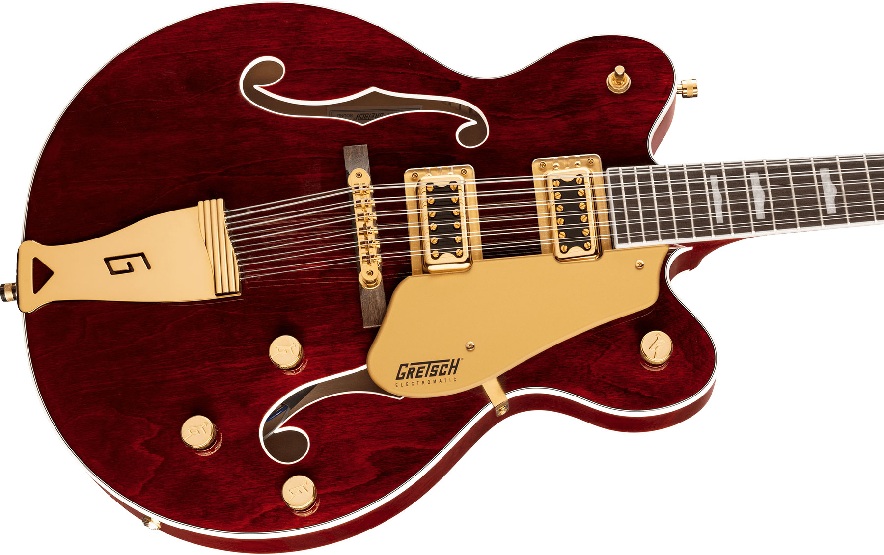 Gretsch G5422tg-12 Electromatic Classic Hollow Body Dc 12c Hh Ht Lau - Walnut Stain - Semi-hollow electric guitar - Variation 2