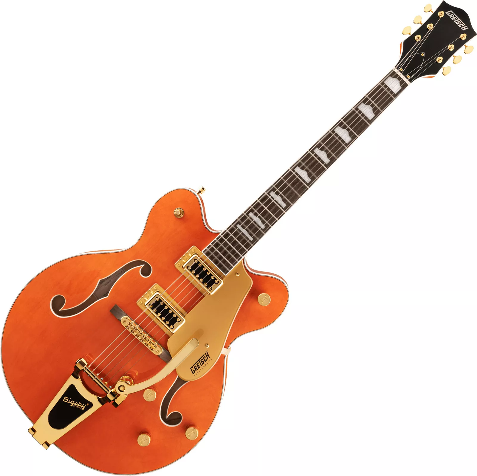 Ernie Williamson Music - GRETSCH G5422TG Electromatic® Classic Hollow Body  Double-Cut with Bigsby® and Gold Hardware, Laurel Fingerboard, Orange Stain
