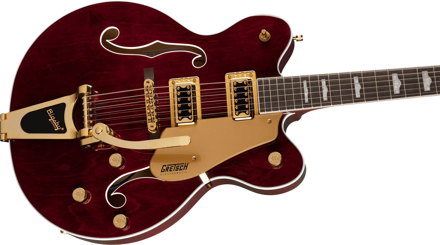 Gretsch G5422tg Electromatic Classic Hollow Body Dc Bigsby Hh Lau - Walnut Stain - Semi-hollow electric guitar - Variation 2