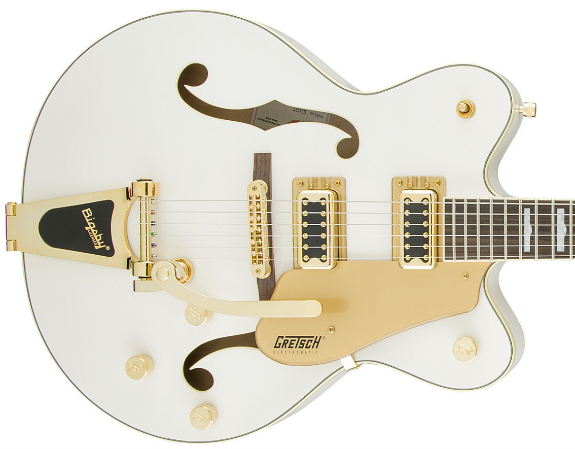 Gretsch G5422tg Electromatic Hollow Body 2016 Bigsby - Snowcrest White - Hollow-body electric guitar - Variation 2