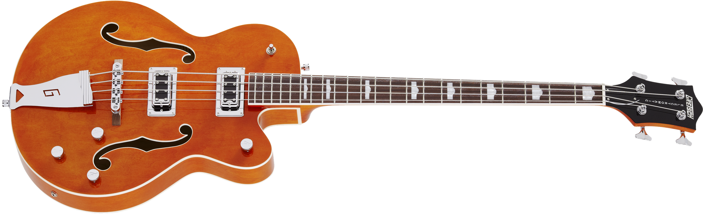Gretsch G5440ls Long Scale Bass Electromatic Hollow Orange - Orange - Semi & hollow-body electric bass - Variation 1