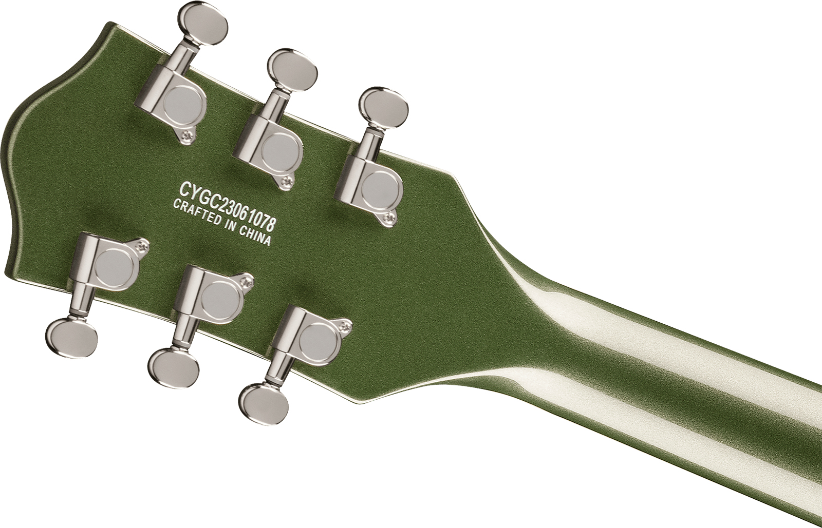 Gretsch G5622 Center Bloc Double Cut V-stoptail Electromatic 2h Ht Lau - Olive Metallic - Semi-hollow electric guitar - Variation 3