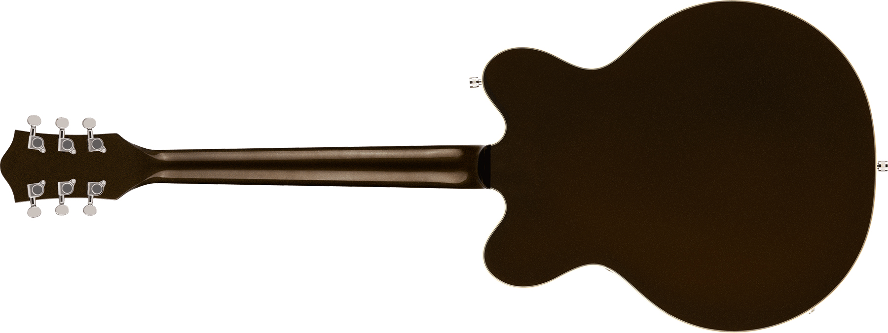 Gretsch G5622 Center Bloc Double Cut V-stoptail Electromatic Hh Ht Lau - Black Gold - Semi-hollow electric guitar - Variation 1