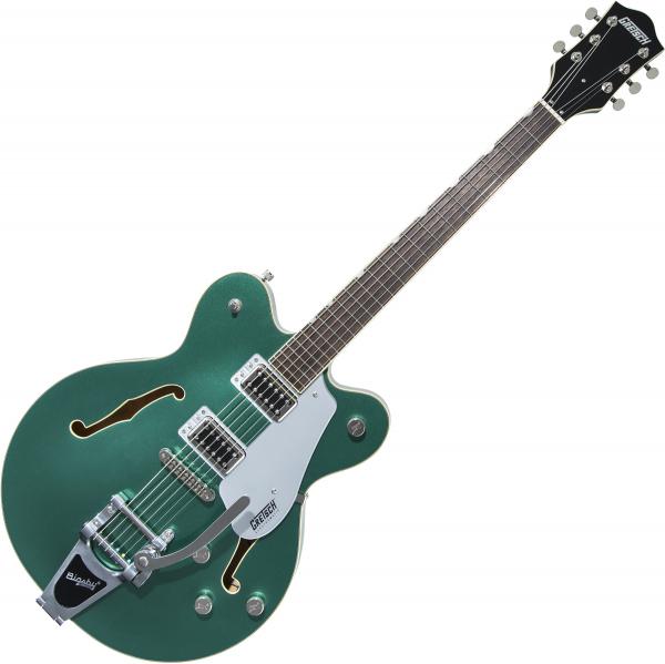 Semi-hollow electric guitar Gretsch G5622T Electromatic Center Block Double-Cut with Bigsby - Georgia green