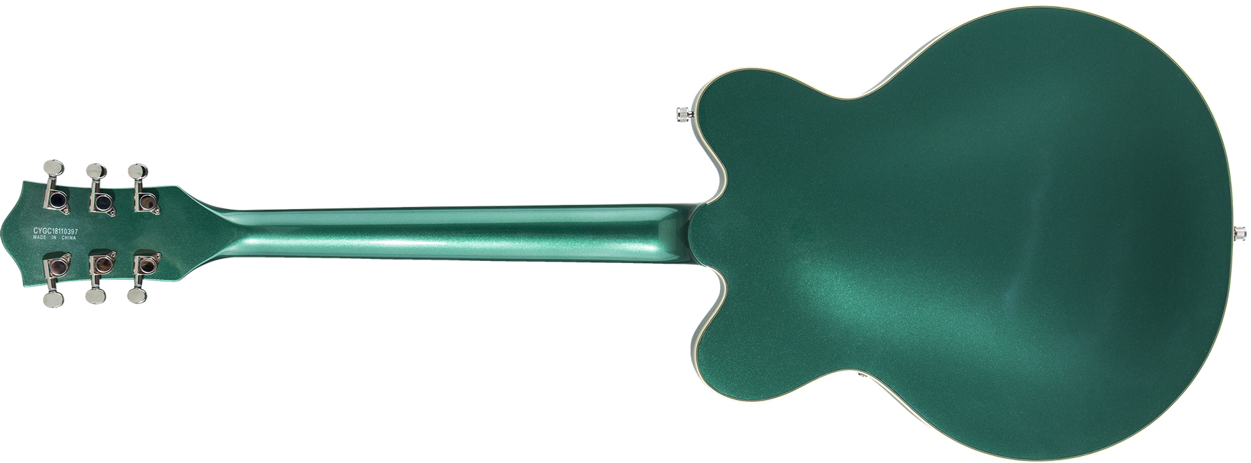 Gretsch G5622t Center Bloc Double Cut Bigsby Electromatic 2019 Hh Lau - Georgia Green - Semi-hollow electric guitar - Variation 1