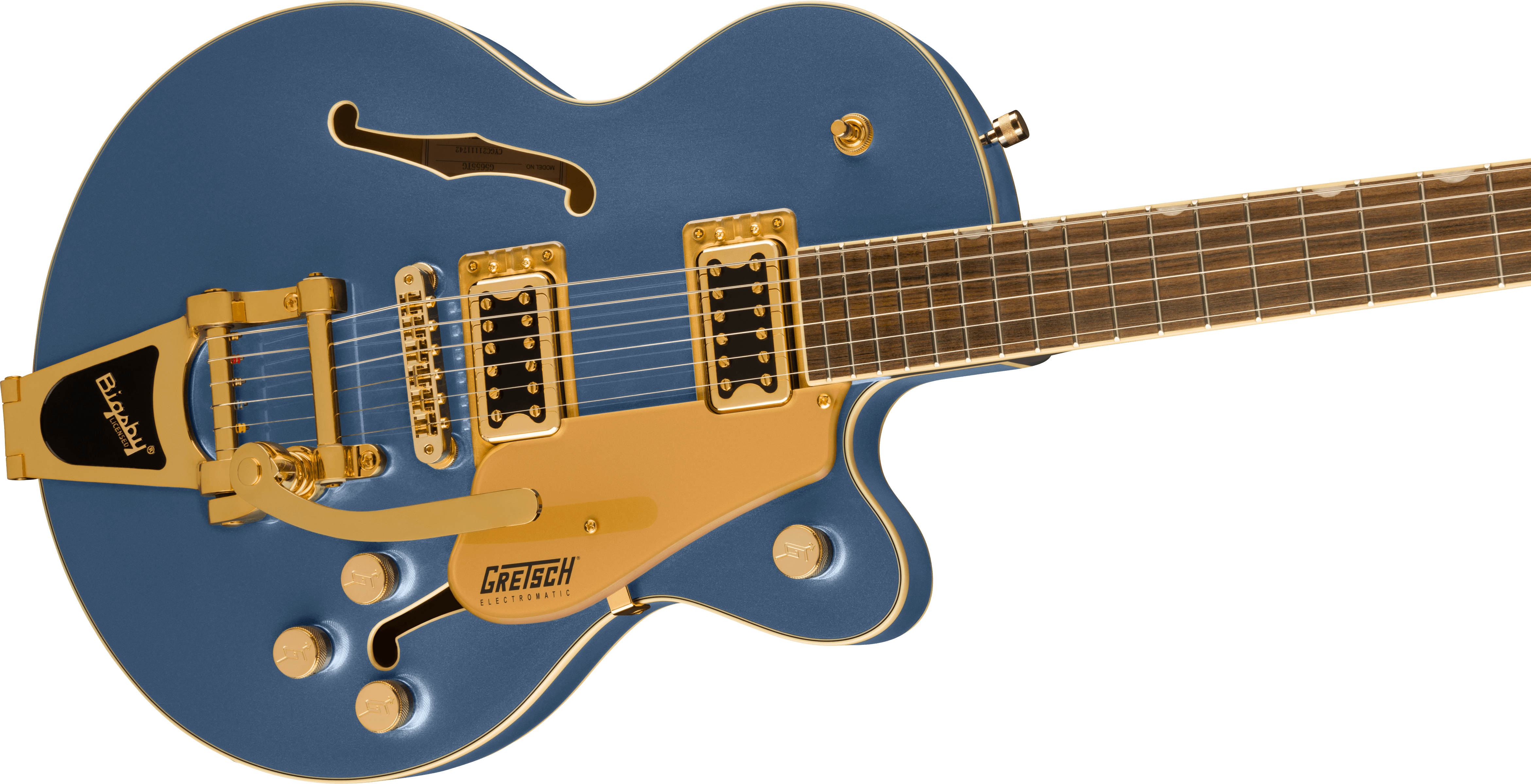 Gretsch G5655tg Electromatic Center Block Jr. Bigsby 2h Trem Lau - Cerulean Smoke - Semi-hollow electric guitar - Variation 3