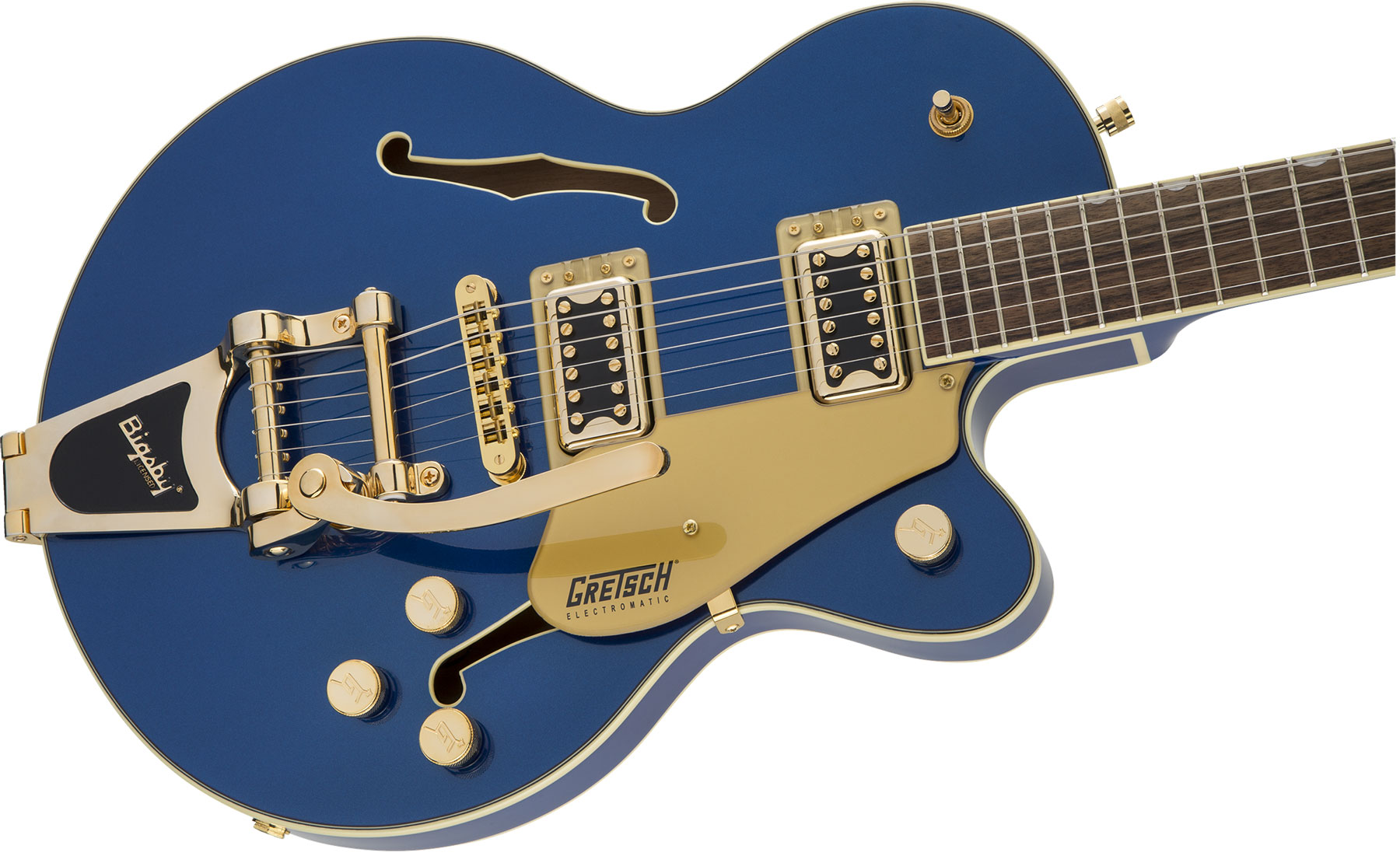 Gretsch G5655tg Electromatic Center Block Jr. Hh Bigsby Lau - Azure Metallic - Semi-hollow electric guitar - Variation 2