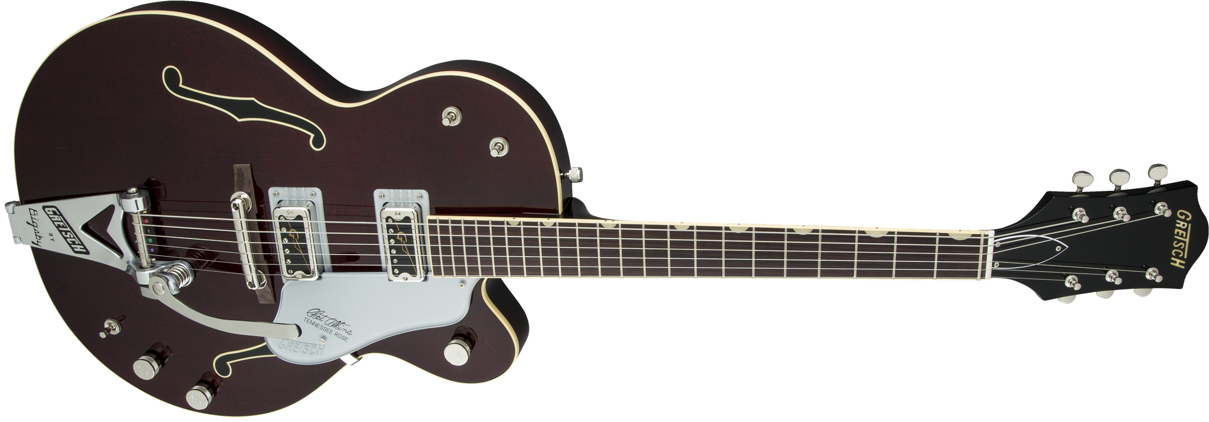 Gretsch G6119t-62vs Chet Atkins Tennessee Rose 2h Trem Rw - Dark Cherry Stain - Semi-hollow electric guitar - Variation 2