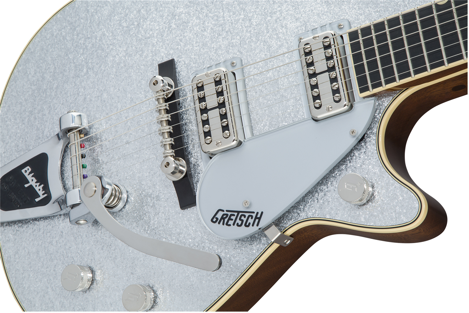 Gretsch G6129tg-59vs Vintage Select 1959 Bigsby Pro Jap 2h Trem Eb - Silver Sparkle - Single cut electric guitar - Variation 3