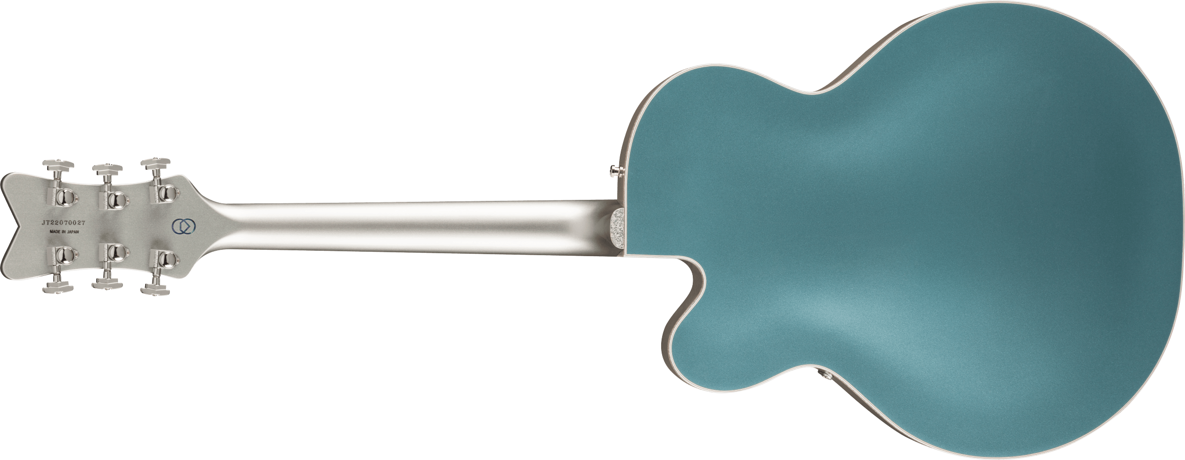 Gretsch G6136t-140 Ltd 140th Double-platinum Falcon Eb - Two-tone Stone Platinum/pure Platinum - Semi-hollow electric guitar - Variation 1