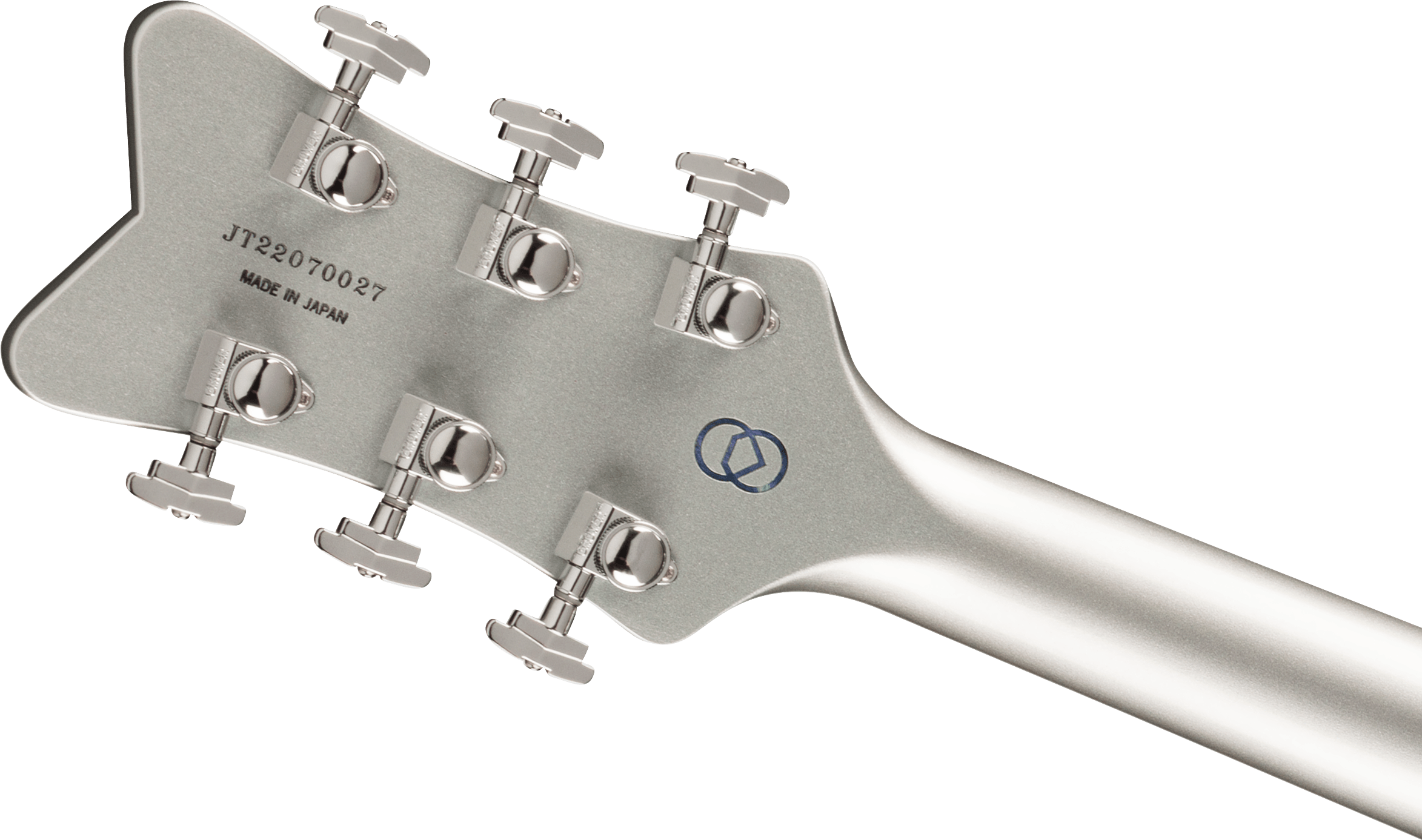 Gretsch G6136t-140 Ltd 140th Double-platinum Falcon Eb - Two-tone Stone Platinum/pure Platinum - Semi-hollow electric guitar - Variation 5