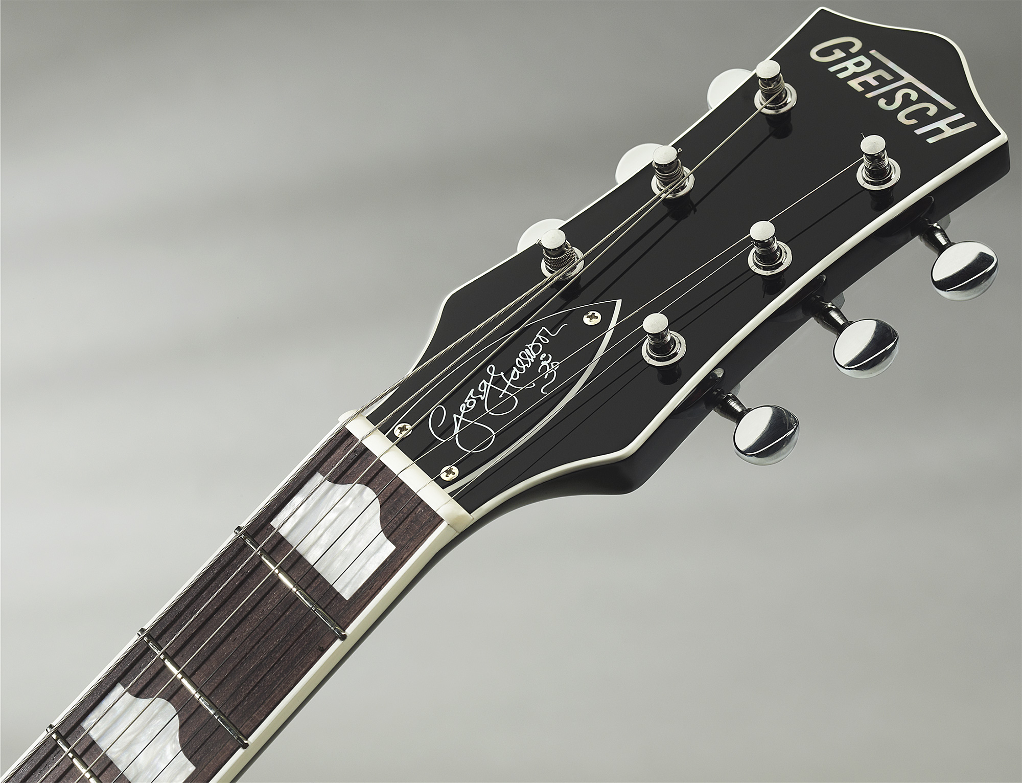Gretsch George Harrison G6128t-gh Signature Duo Jet - Black - Single cut electric guitar - Variation 3