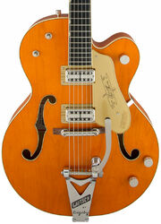 Hollow-body electric guitar Gretsch G6120T-59 Vintage Select Edition '59 Chet Atkins (Japan) - Vintage orange stain