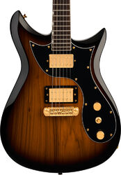Double cut electric guitar Gretsch Electromatic Black Limba CVT Ltd - sunburst