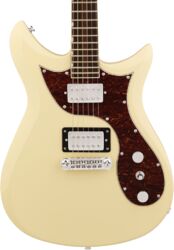 Double cut electric guitar Gretsch Electromatic CVT Double-Cut Wraparound - Vintage white
