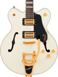 G2622TG Streamliner Center Block DC Bigsby Ltd - vintage white