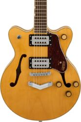 Double cut electric guitar Gretsch G2655 Streamliner JR DC - Village Amber