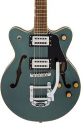 G2655T Streamliner Center Block Jr. Double-Cut Bigsby - gunmetal