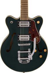 G2655T Streamliner Center Block Jr. Double-Cut Bigsby - cadillac green