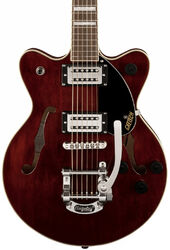 Double cut electric guitar Gretsch G2655T Streamliner Center Block Jr. Double-Cut With Bigsby - Walnut stain