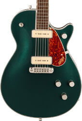Single cut electric guitar Gretsch G5210-P90 Electromatic Jet Two 90 Single-Cut with Wraparound - Cadillac green